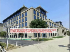 SGS/CE/ISO gecertificeerde geprefabriceerde staalstructuur voor Q235 ASTM G30 materiaalkwaliteit en duurzaamheid